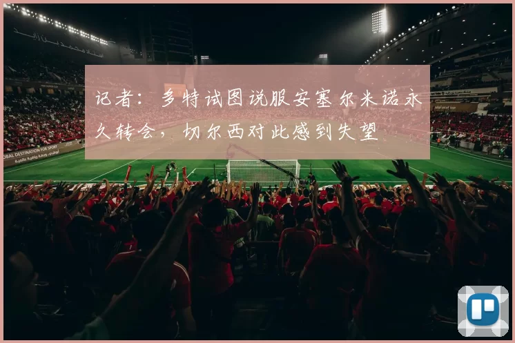 记者：多特试图说服安塞尔米诺永久转会，切尔西对此感到失望